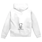 のほほん屋の今日はなにしよう？　パン吉 Zip Hoodie