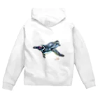 はんなり屋の泳ぐペンギンちゃん Zip Hoodie