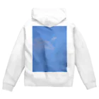 YURURIのくらげblue Zip Hoodie