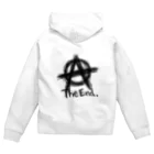 ZEN369のサークルA-THEEND(黒文字) Zip Hoodie