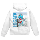 有明ガタァ商会のHIGATAと超魚 Zip Hoodie