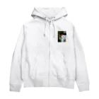 sisuの介護人形恐怖の写真 Zip Hoodie