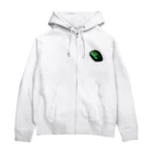 ただの爬虫類好きのグリーンイグアナ Zip Hoodie