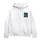 komgikogikoの3バトンホイール Zip Hoodie