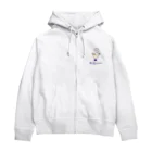 ナツのバスタブの猫だってトスあげれるねん(文字入り) Zip Hoodie