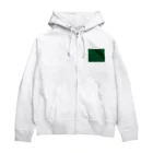 orange_honeyのチェック　緑2 Zip Hoodie