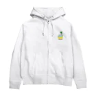 べーぐるおのイラストグッズの夕飯前のネギ長風呂 Zip Hoodie