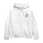 けちゃっぷごはんのお店のハムちゃん(カラー) Zip Hoodie