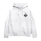 こいんこ堂のホワイトフェイス⭐so  cool!  Zip Hoodie