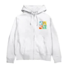 『NG （Niche・Gate）』ニッチゲート-- IN SUZURIのへのへのもへじh.t.その２ Zip Hoodie