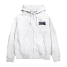 下田村の冠雪した富士山 Zip Hoodie