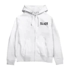 AliviostaのSLICK スリック ロゴ Zip Hoodie