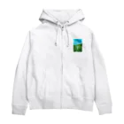 ほぺの君とあの場所。 Zip Hoodie