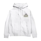 hummingbirdのビションフリーゼ　bichon frise  Zip Hoodie