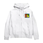 半紙半生のアロvsステゴ Zip Hoodie