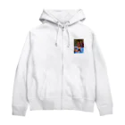 ネムハージュ🌱の俺はプロレスラーだ Zip Hoodie