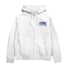 nokkccaの雪原を往くキツネ - Snowfield and Fox - Zip Hoodie