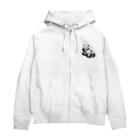 chippokeの双子パンダ Zip Hoodie