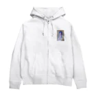 民　三角　（たみ　みかど）の花の専門店の幸せな子 Zip Hoodie