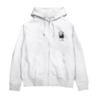 いぬころ｜変な犬図鑑のNo.157 カタテダシーヌ[3] 変な犬図鑑 Zip Hoodie
