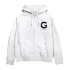 noisie_jpの【G】イニシャル × Be a noise. Zip Hoodie