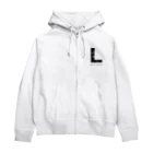 noisie_jpの【L】イニシャル × Be a noise. Zip Hoodie