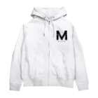 noisie_jpの【M】イニシャル × Be a noise. Zip Hoodie