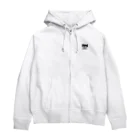 Illustrator Moca&Ram shopのネコのゲッティ/Getty Cat（character small） Zip Hoodie