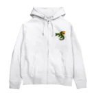 つなホーク🦜🐊🦅🦉のトゲトゲドラゴン Zip Hoodie