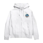 ko-jの架空企業ロゴ 夢猫工務店 Zip Hoodie