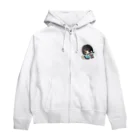 すぎまほちゃんSHOPのホワイト♡すぎまほちゃん Zip Hoodie