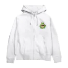 石原有輝香 official SUZURIのいもむしのぬくもり designeded by OPPIRO Zip Hoodie