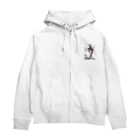 Ryuthirdの猫の木 Zip Hoodie