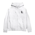 あにまる堂の無ねこ Zip Hoodie