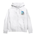 AKISENのエーゲ海カフェガールズ Zip Hoodie