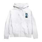 jpsat313のホアイトシェパードドアップ Zip Hoodie