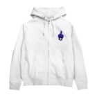 TRAVA design SHOPの挑発（青） Zip Hoodie