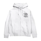 OTSUKURI  ＜SUZURI店＞のいとこの猫・餃子×2 Zip Hoodie