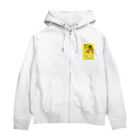 柴犬しばわんこhana873の柴犬わんこ黄色枠 Zip Hoodie