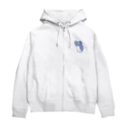 きりさおグッズSHOPのペンギングッズ Zip Hoodie