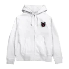 フレンチブルドッグ集の蜘蛛の巣フレンチブルドッグ Zip Hoodie