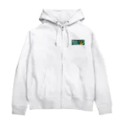 もふもふ♡けもっ娘村　(摩耶夕湖)の『釣り吉お稲荷ちゃん🎣🦊』C Zip Hoodie