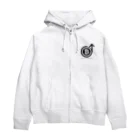 仮想通貨グッズショップの急上昇ビットコインシリーズ（黒ロゴ） Zip Hoodie