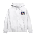 ニャンウィズのニャンウィズ ROCK！ Zip Hoodie