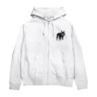 noe_to_meg (ノエとめぐ)のスタンドブリンドルブヒ Zip Hoodie