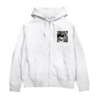 ニャーニャーニャーのサングラスネコ Zip Hoodie