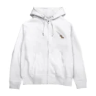 桃くるみSHOPのリアルカナヘビちゃん Zip Hoodie