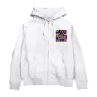 stugio_kの鮮やかなピアノ柄 Zip Hoodie