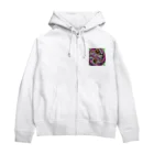 HAYATO-TのEarly spring lunch Zip Hoodie