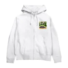 cunissaのドット絵古の祭壇 Zip Hoodie